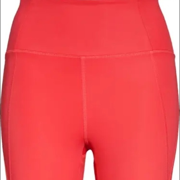 Girlfriend Collective High-Rise Compressive Leggings in Geranium - Picture 4 of 6